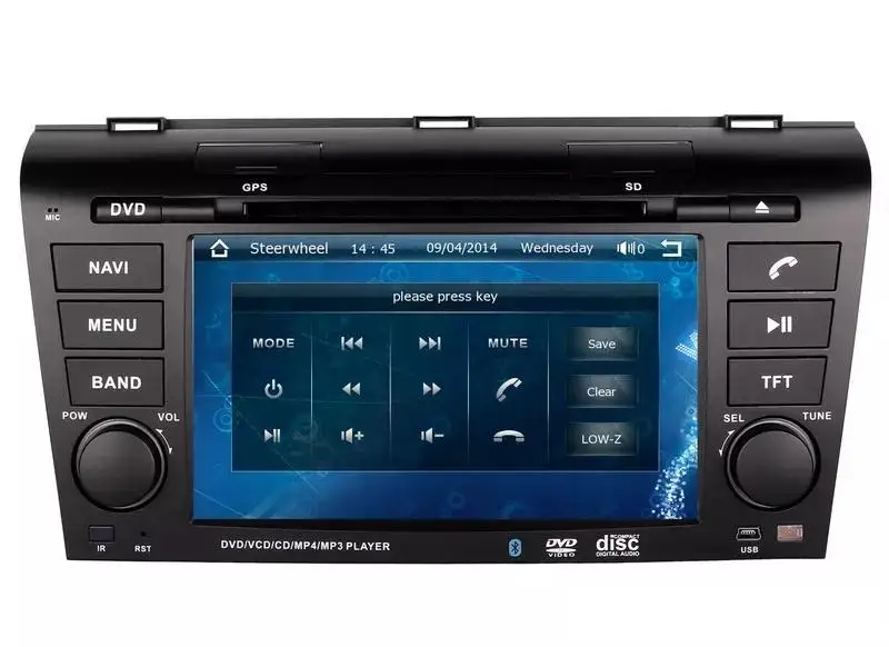 Discount 8" Car DVD player with GPS(optional),BT,Canbus,car multimedia headunit audio Radio stereo for MAZDA3 2004 2005 2006 2007 2008 6