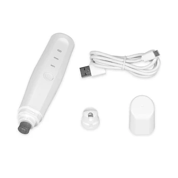 

Pet USB Rechargeable Manicure Trimmer, Cat Dogs Universal Nail Clipper Grinder, Including USB Wire