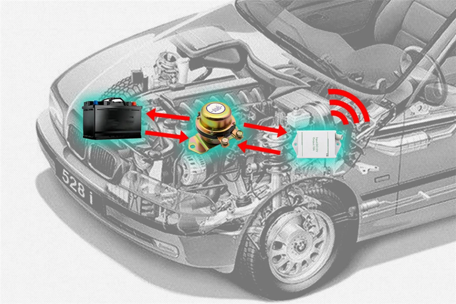 Автомобильный батарейный переключатель беспроводной пульт дистанционного управления отсоединяющее реле с самоблокировкой электромагнитный клапан терминал Главная система
