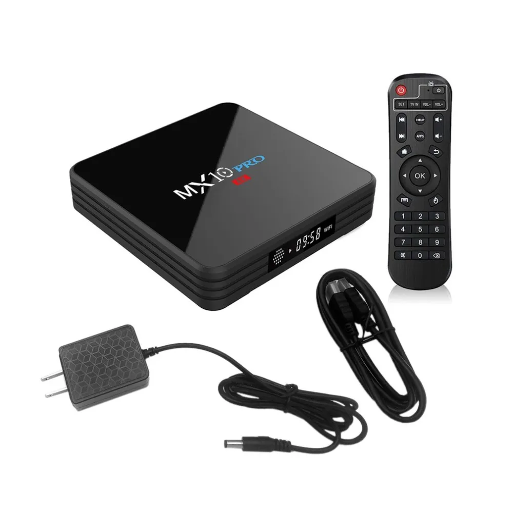 

MX10 Pro TV Box 4GB DDR3 32GB ROM Android 7.1 RK3328 Quad Core 4K HDMI 2.0 2.4G/5GHz WIFI USB 3.0 Smart Set Top Box drop ship