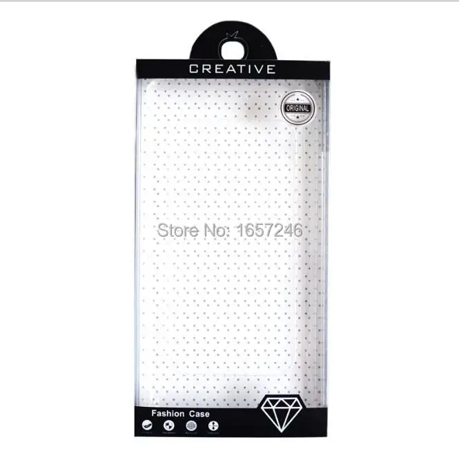 Sale Universal Black PVC Retail Packaging Box For iPhone X 8 7 6s Plus Samsung S7 S8 S9 Plus Note 8 6inch Case Cover 500 pcs/lot 2