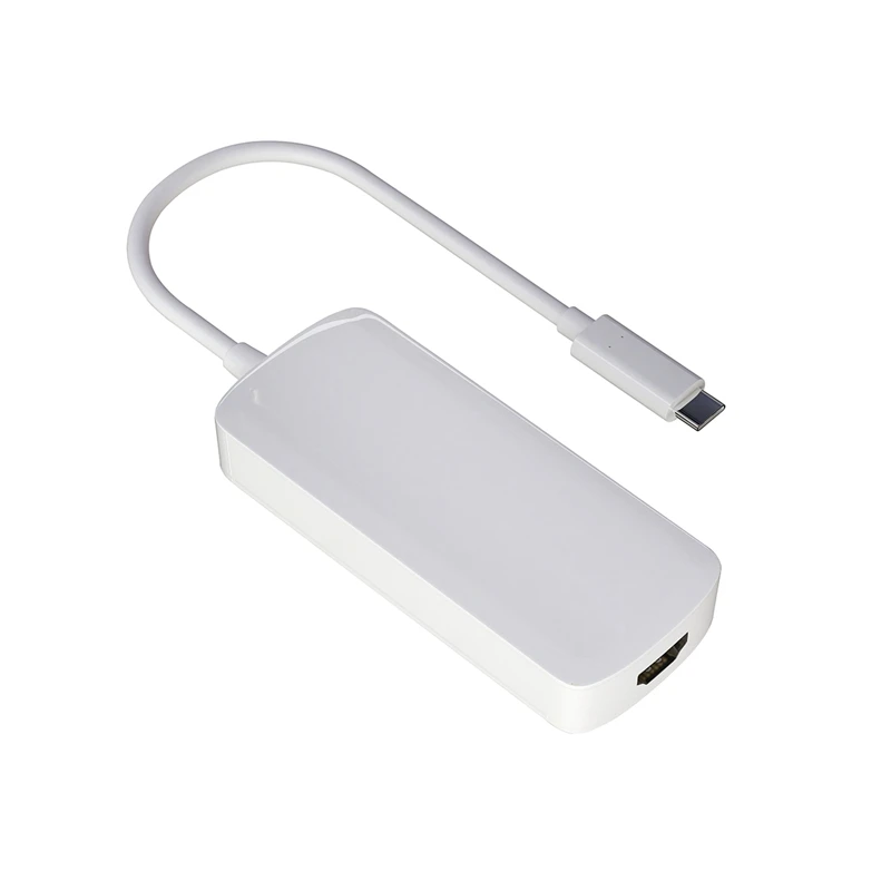 4 в 1 USB концентратор 3,1 type C к HDMI/2 USB 3,0/type C адаптер для Book Pro Air