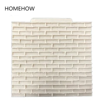 

Homehow 1PC/Lot Wall Bricks Silicone Cake Mold Form Baking DIY Washboard Shape Fondant Pastry Mold Kitchen Cooking Baking Tools