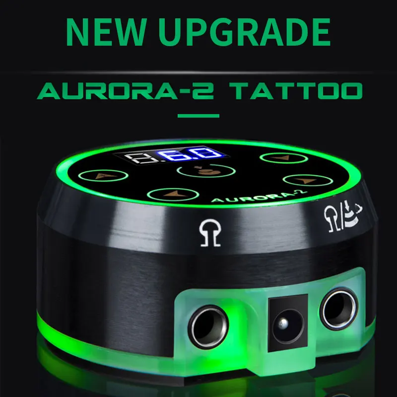 Goedkoop Aurora 2 Tattoo Voeding Upgrade Digitale Lcd Nieuwe Mini Led Touch Pad Power Supplies Voor Tattoo Rotary Machines pen