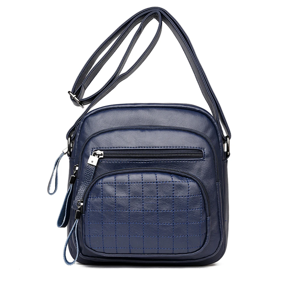 VANDERWAH, трехслойная сумка, женские сумки-мессенджеры, черная кожаная сумка, маленький размер, роскошные сумки, женские сумки, дизайнерская сумка