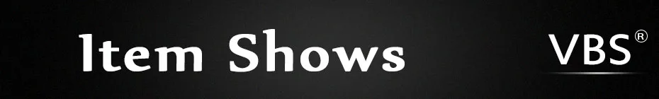 Item Shows