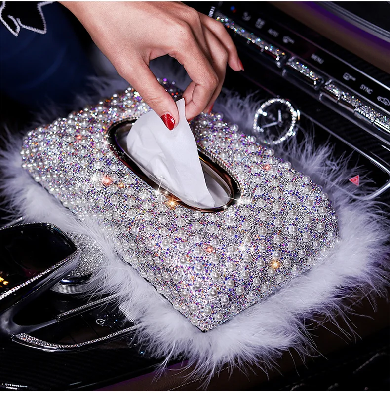Luxury-Pearls-Car-Tissue-Box-Crystal-Diamond-Block-type-Tissue-Boxes-Holder-for-Women-Paper-Towel-Cover-Case-1