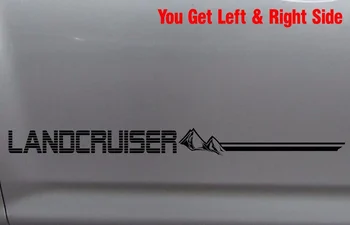 

1 PAIR LANDCRUISER 4X4 Mountain series wagon window parts Decal Stickers 2pcs 60cm
