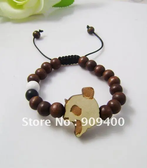 Good Wood Bracelet 100 Hip Hop Jewelry Goodwood Panda Good Wood Bracelet 100 Hip Hop Jewelry Goodwood Panda Hiphop Shamballa 50pcs Lot In Strand Bracelets From Accessories On