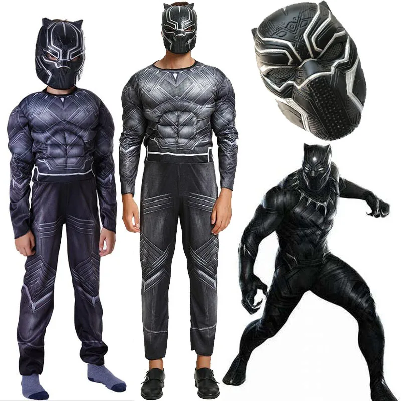 Halloween Costume Captain America Civil War Movie Marvel Black Panther