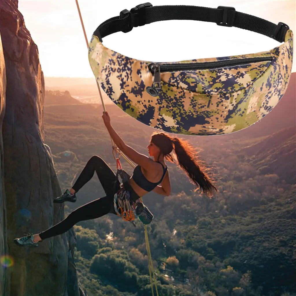 

Fashion Fanny Pack For Women Men Waist Bag Colorful Waist bag Waterproof Travel Fanny Pack Mobile Phone Waist Pack Belt Bag#619P