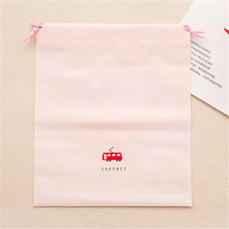 Модные дорожные сумки для хранения, сумка-Органайзер для одежды, упаковка нижнего белья, сумка для хранения для мужчин и женщин, водонепроницаемая сумка - Цвет: M-Pink White