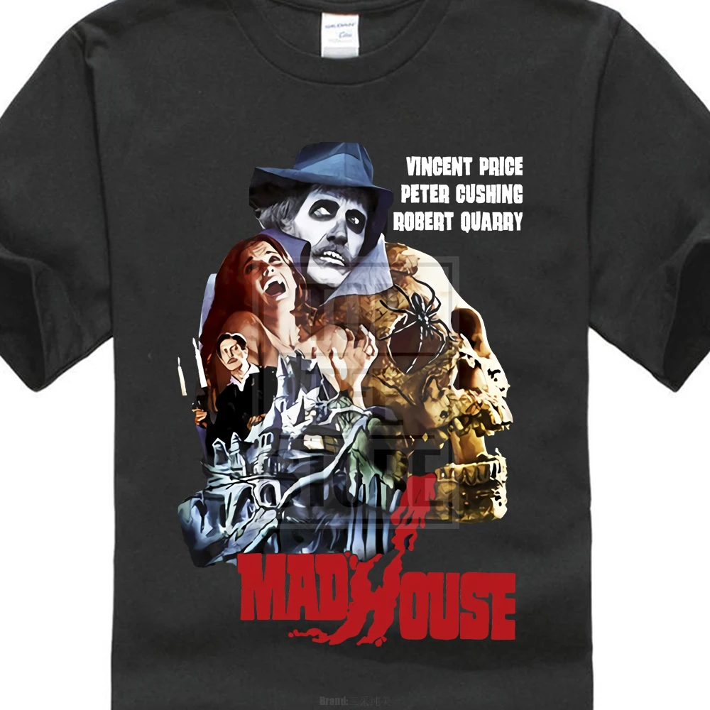Футболка Mad House Movie черного и темно-синего цвета все размеры S 4Xl цена Винсента |
