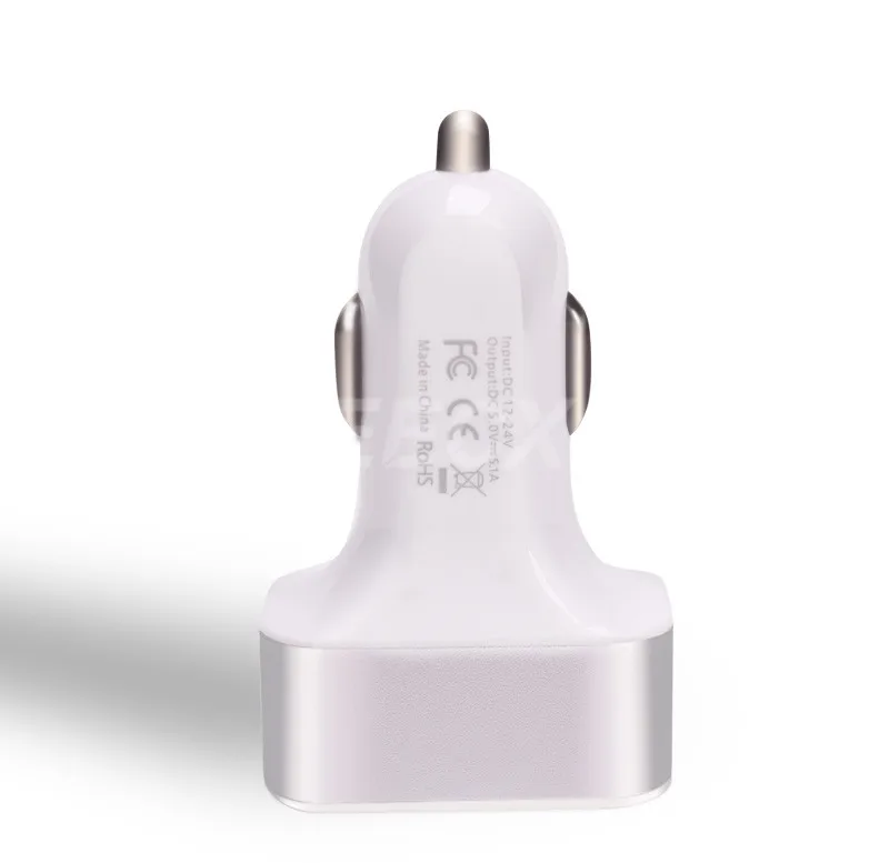 Универсальное автомобильное зарядное устройство 4 порта 12 В 24 USB (1A2.1A) DC адаптер