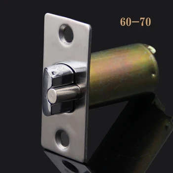

Brand New 2PCS Door Lock Tongue Security Door Lock Cylinder Door Lock Repair Parts Center Distance 60mm/70mm