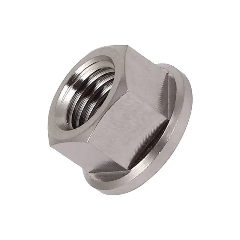 JFBL Горячая M10 x 1,25 мм TC4 titanium Ti гайка с буртиком для винты Винт-застежка