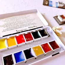 Домашняя точка Бельгия сто лет Blockx художника уровень традиционные ручной работы Твердые акварельные пигменты