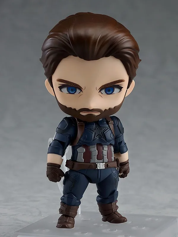 Marvel Мстители: война бесконечности Nendoroid 923 Капитан Америка милый кавайный супер герой 10 см фигурка игрушки