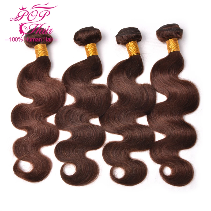 

Light Brown Peruvian Body Wave Hair 4 Bundles Peruvian Virgin Hair Body Wave Human Hair Weave Bundles Body Wave Peruvian Hair