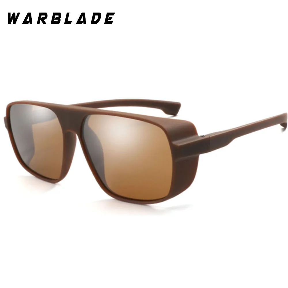 WarBLade Новая мода Для Мужчин Желтые линзы солнцезащитные очки Ночное Видение солнцезащитные очки мужской UV400 защиты вождения Goggle Eyewears - Цвет линз: brown lens