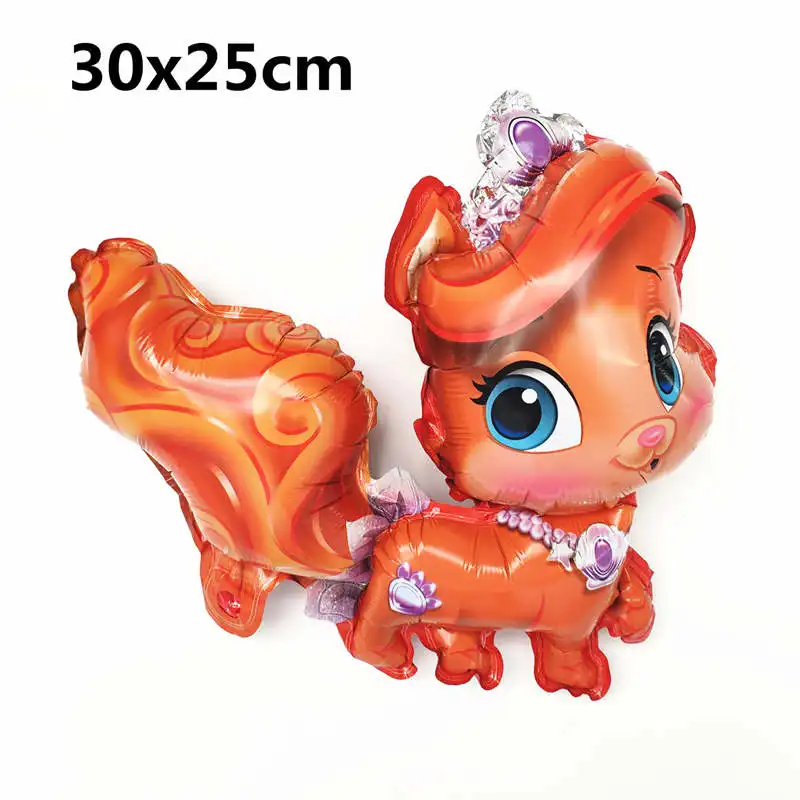 1pcs Babyshower 4D Unicorn Balloon My Little Pony Party Decoration Birthday Party Decorations Kids Happy Party kids Decoration - Цвет: red