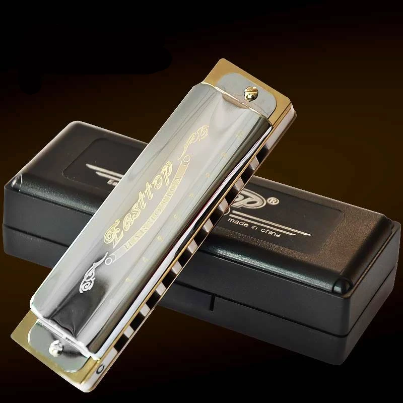 Easttop10 Hole Diatonic Harmonica ABS Comb Blues ArmonicaMusical