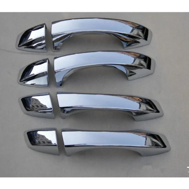 

Car Styling 8Pcs ABS Chrome Door handle Protective covering Cover Trim for 2009-2010 Skoda Superb