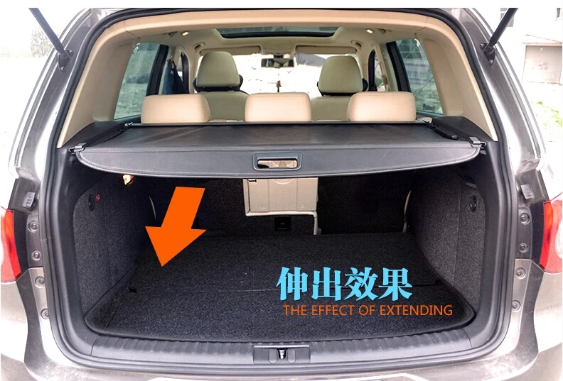 

Rear Trunk Security Shield Cargo Cover trunk shade security cover for Tiguan 09-2011.2012.2013-2014.2015.Shipping