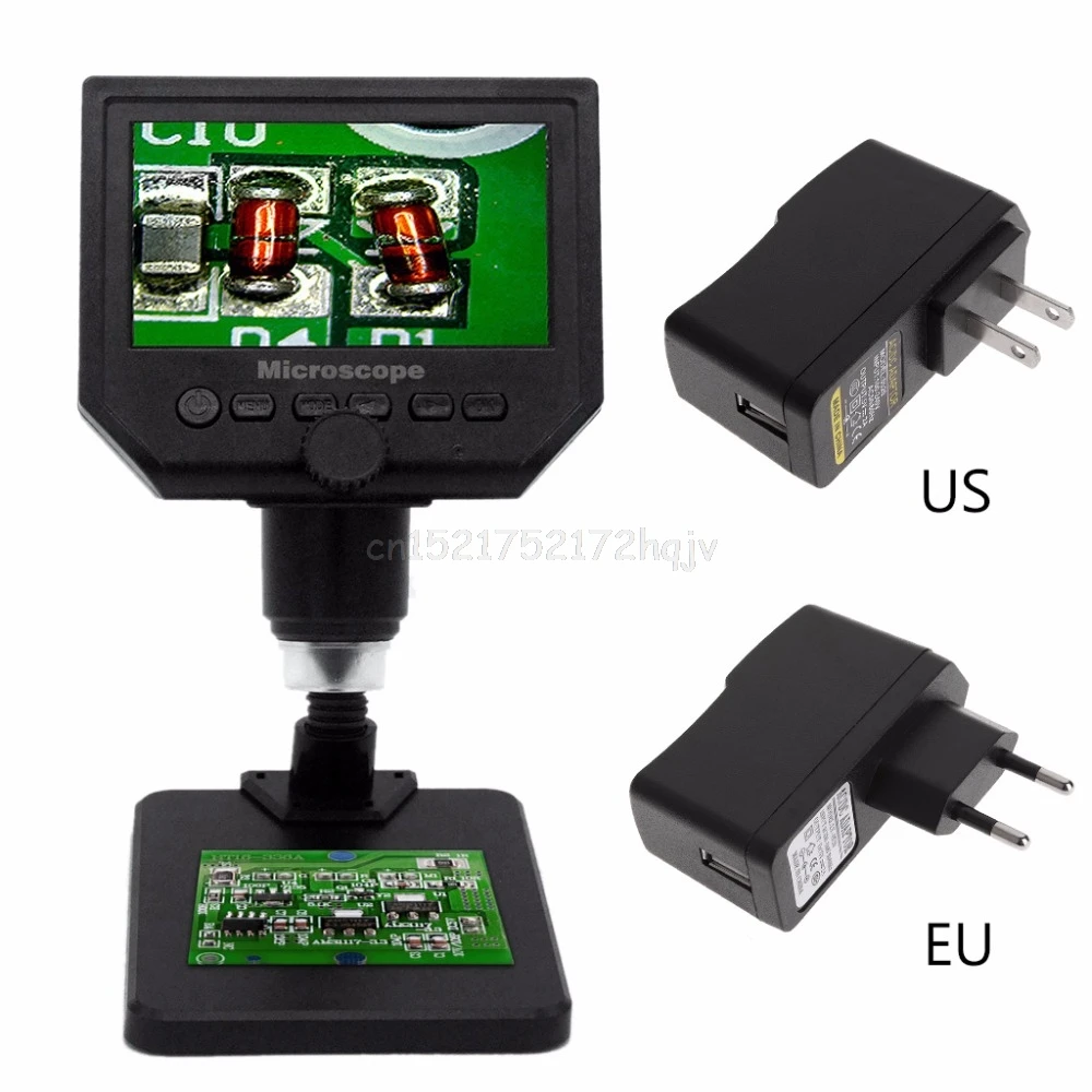 

G600+ Upgrade HD 3.6MP Digital Microscope 4.3" LCD Microscopes Magnifier Camera S28 dropship