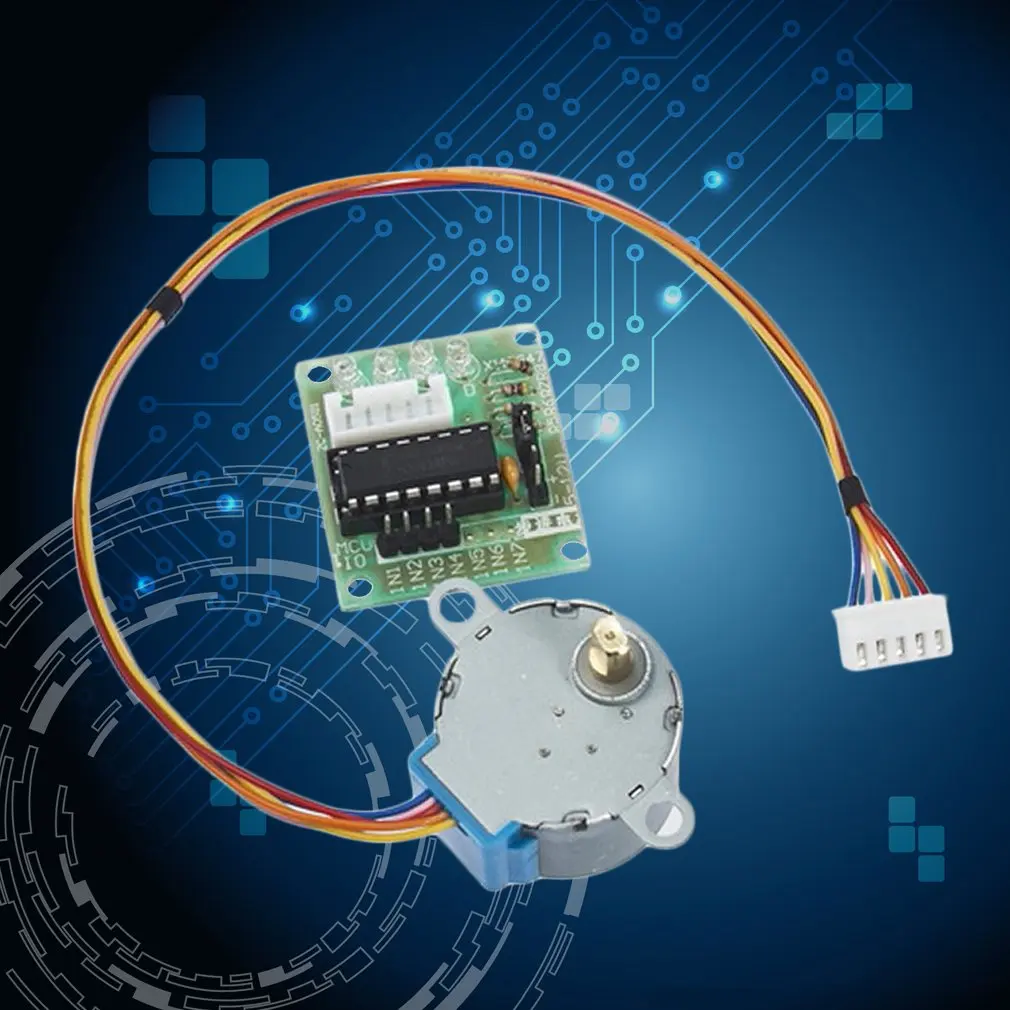 5В шаговый двигатель 28BYJ-48 с приводом тест модуль доска ULN2003 5 линия 4 фазы комплект CE сертификация комплект