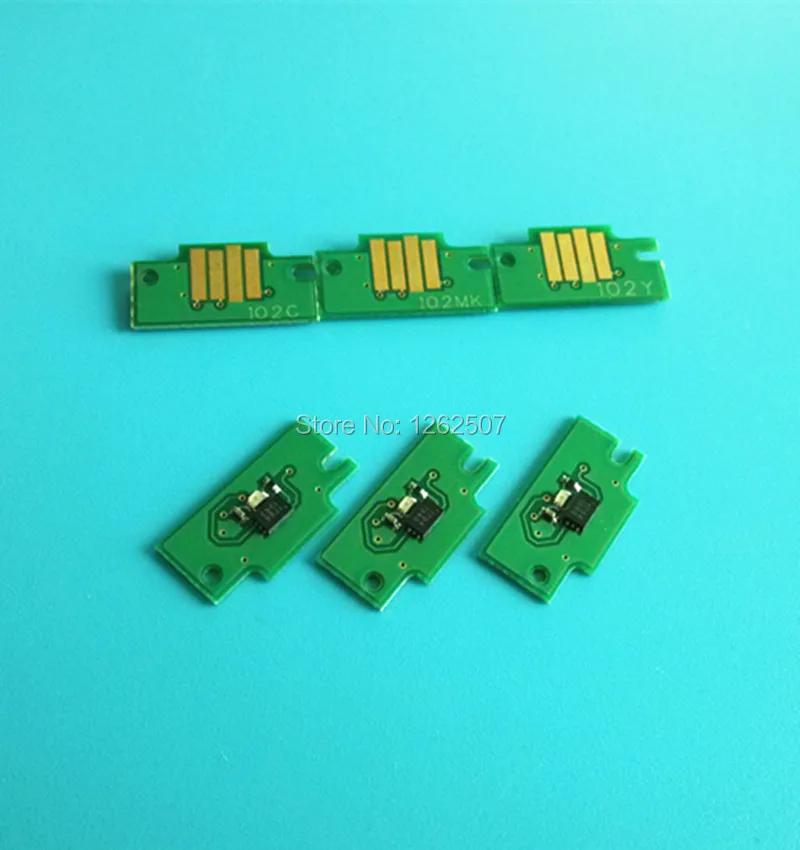 PFI 102 PFI102 Auto Reset Permanent Cartridge Chips For Canon iPF610 iPF510 iPF500 iPF605 iPF700 iPF710 Plotters