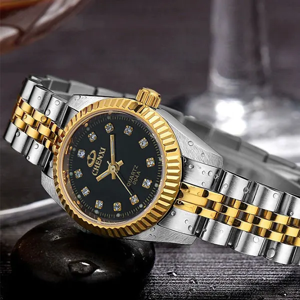 

CHENXI Gold Watch Women Watches Ladies Fashion Brand Luxury Golden Wrist Quartz Watch Female Clock Relogio Feminino Montre Femme