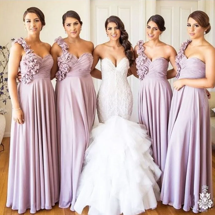 light violet bridesmaid dresses