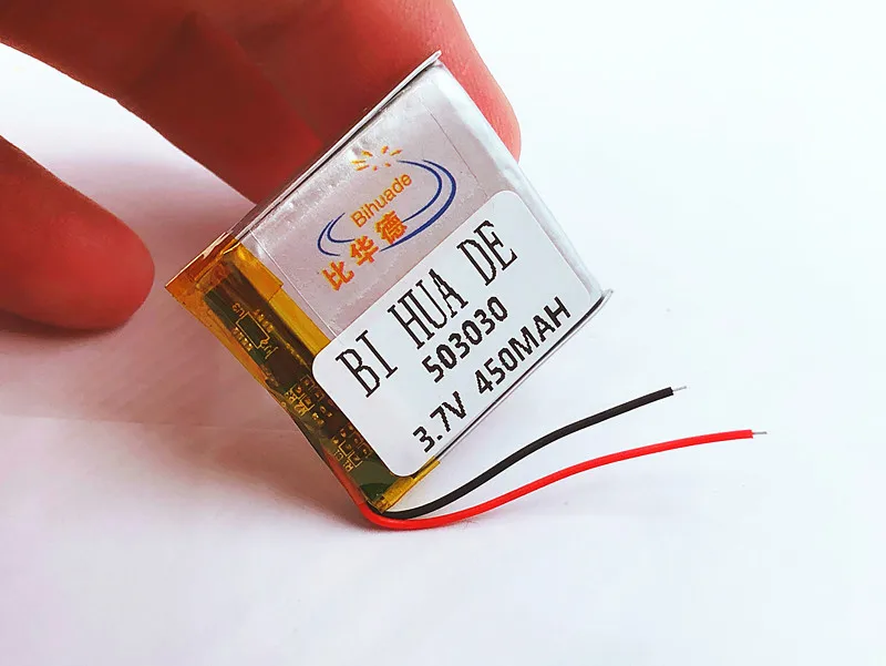 Полимерный аккумулятор 450 mah 3,7 V 503030 умный дом MP3 колонки литий-ионная батарея для dvr, gps, mp3, mp4, smart Watches, динамик светодиодный светильник