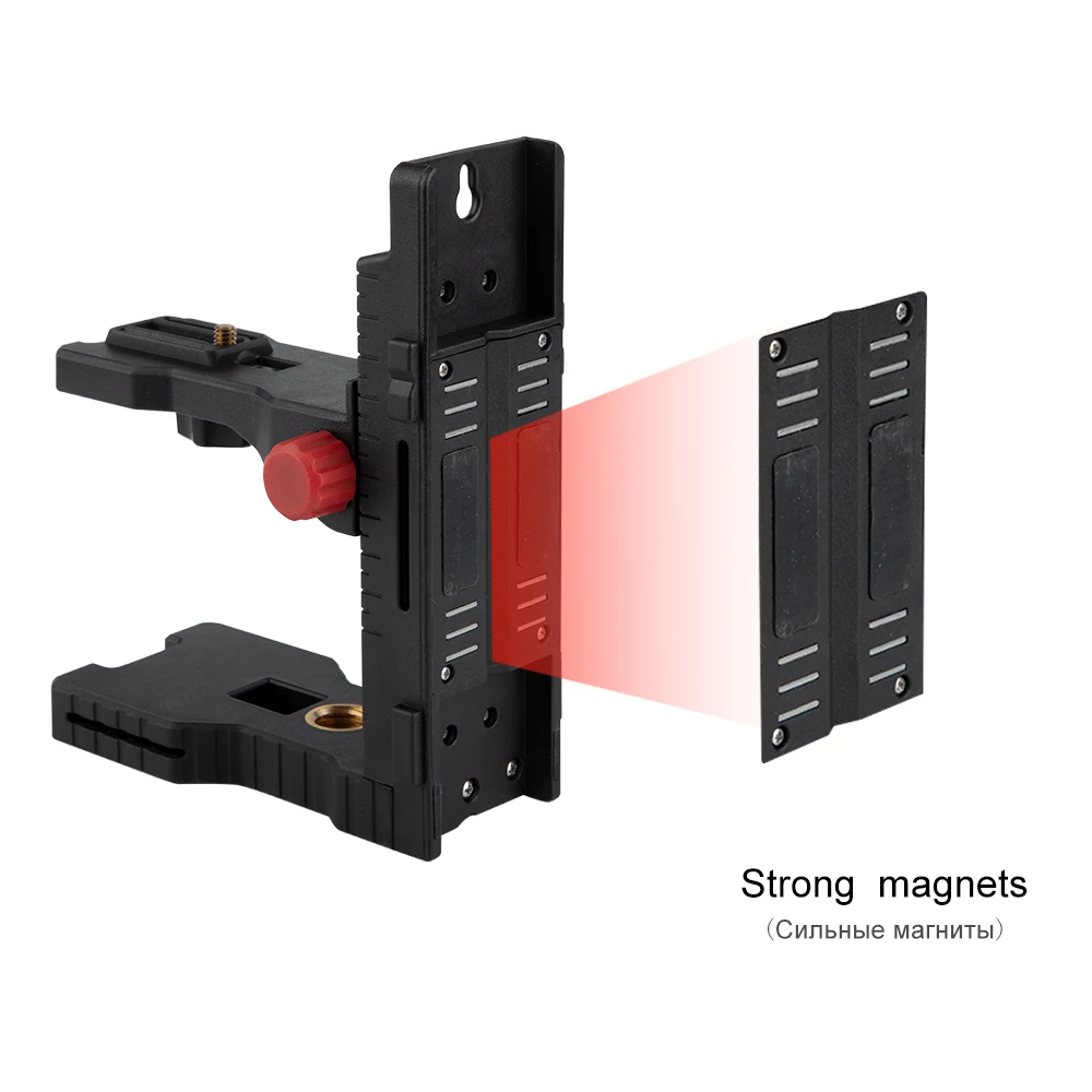 Лазерный уровень Кронштейн магнит тянет l-кронштейн Выравнивающая поддержка для универсального лазерного уровня кронштейн