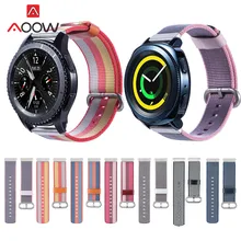18 мм 20 мм 22 мм тканый нейлоновый ремешок для часов для samsung Galaxy Watch Active 42 мм 46 мм huawei GT Magic Huami Amazfit браслет ремешок