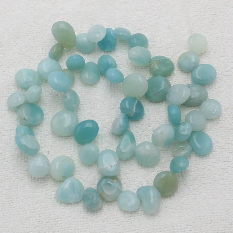 Wholesale 5-13mm Natural Amazonite Side Hole Freeform Beads 15 &quot Min. Order is $10 we provide mixed wholesale for all items ! |