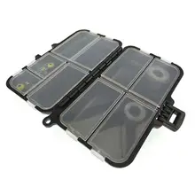 1 шт. коробка для рыболовных снастей с несколькими отделениями прямоугольный пластиковый ящик для хранения для рыболовных крючков приманки