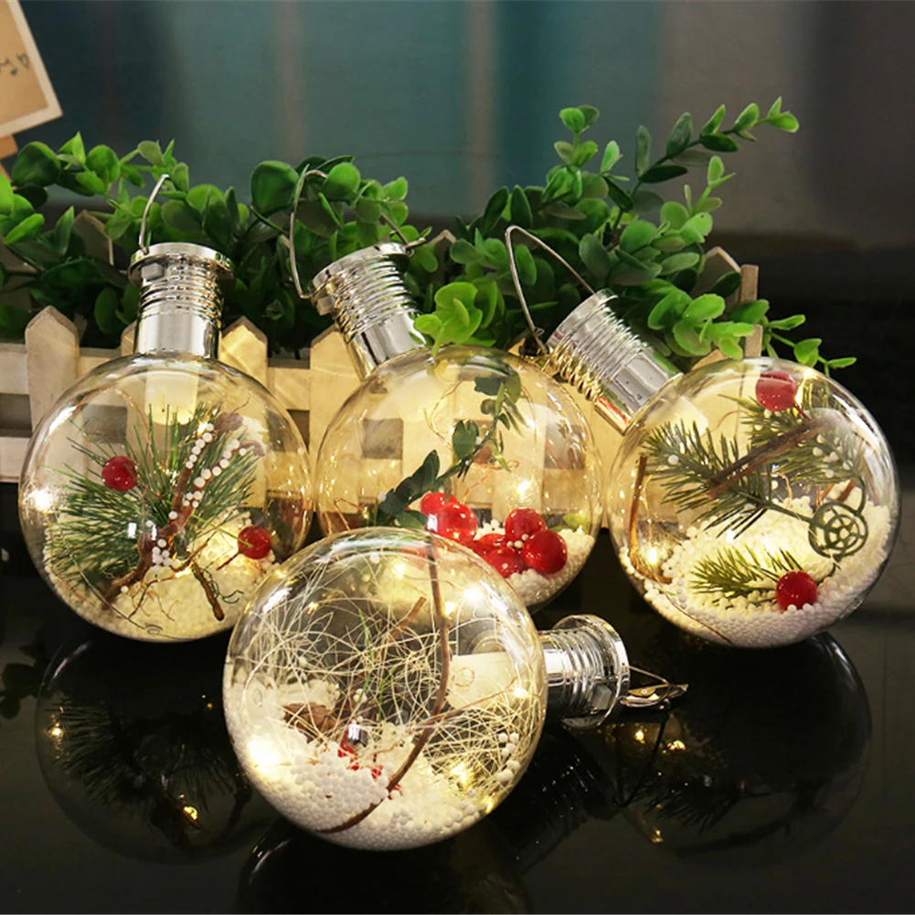 Солнечный шар в форме медной проволоки светодиодный светильник подвесной светильник украшение рождественской елки светодиодный светильник