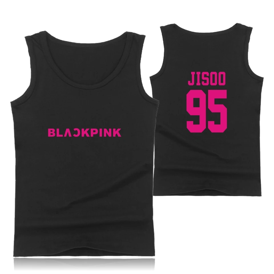 Черные розовые футболки летняя футболка унисекс Свободная Повседневная модная футболка альбом BOOMBAYAN футболка одежда blackфутболки BLACKPINK