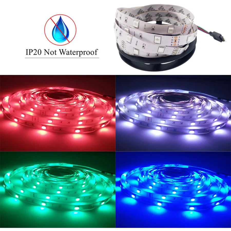 Tiras de Led power set Led Light Ribbon : Red Green Blue White