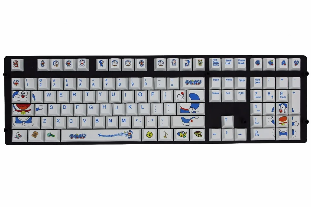 MP 110 клавиш Doraemon сублимационный Вишневый профиль утолщенный PBT оригинальный