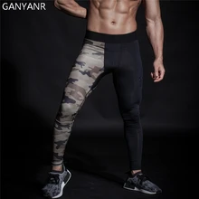 GANYANR колготки для мужчин Баскетбол Йога сжатия брюки девочек спортивные Леггинсы Тренажерный зал Бег Фитнес Training Бодибилдинг