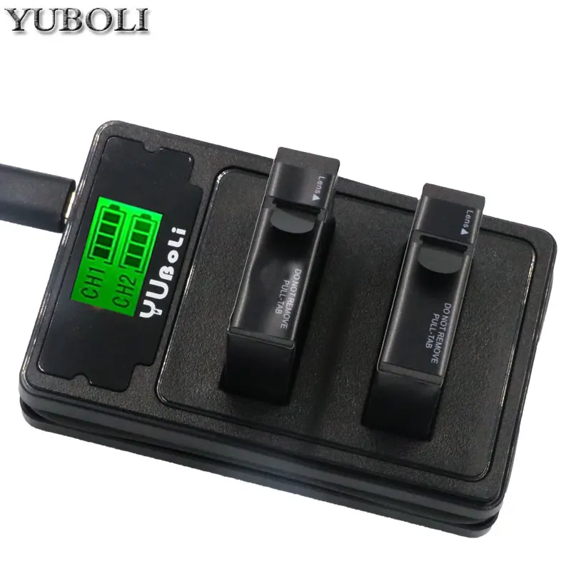 Аккумулятор Xiaomi Yi 2 4 K+ зарядное устройство USB Dual Bateria для XiaoYi 2 4 K Xiaomi Yi II 4 K Аксессуары для экшн-камеры
