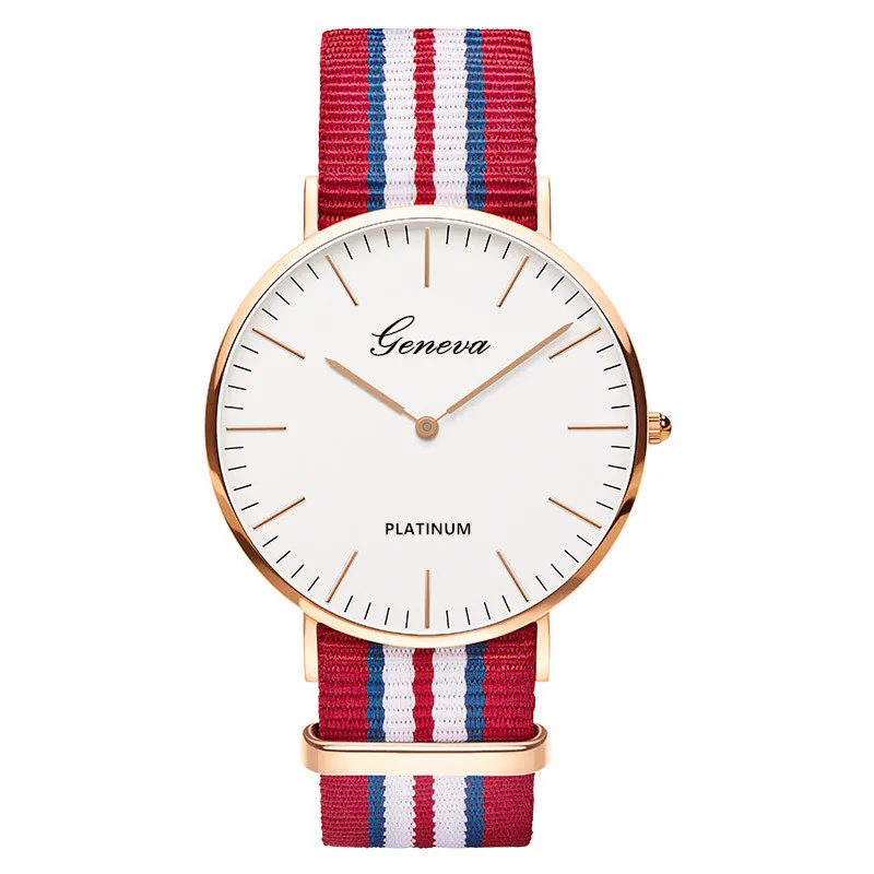 Топ люксовый бренд нейлон модные кварцевые часы для женщин мужчин дамы браслет наручные часы Relojes Mujer relogio 8O28