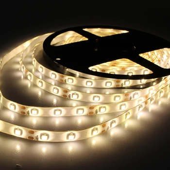 

5m 300LED 3528 SMD waterproof 12V flexible light 60led/m LED strip white/warm white/blue/green/red/yellow/rgb free shipping