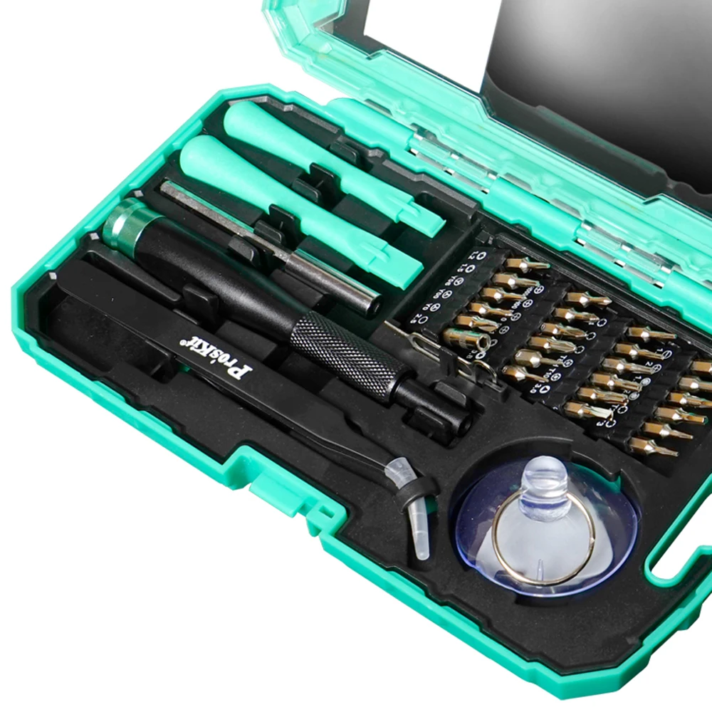 SD-9322M 32in1 Pro'sKit Multi-function Screwdriver Set Precision Maintenance Tool For Iphone Smart Mobile Phone IPad Maintenance