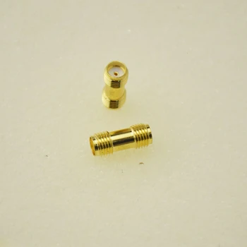 

10pcs Gold Plated Adapter RP.SMA Female Plug to SMA Female Jack Connector