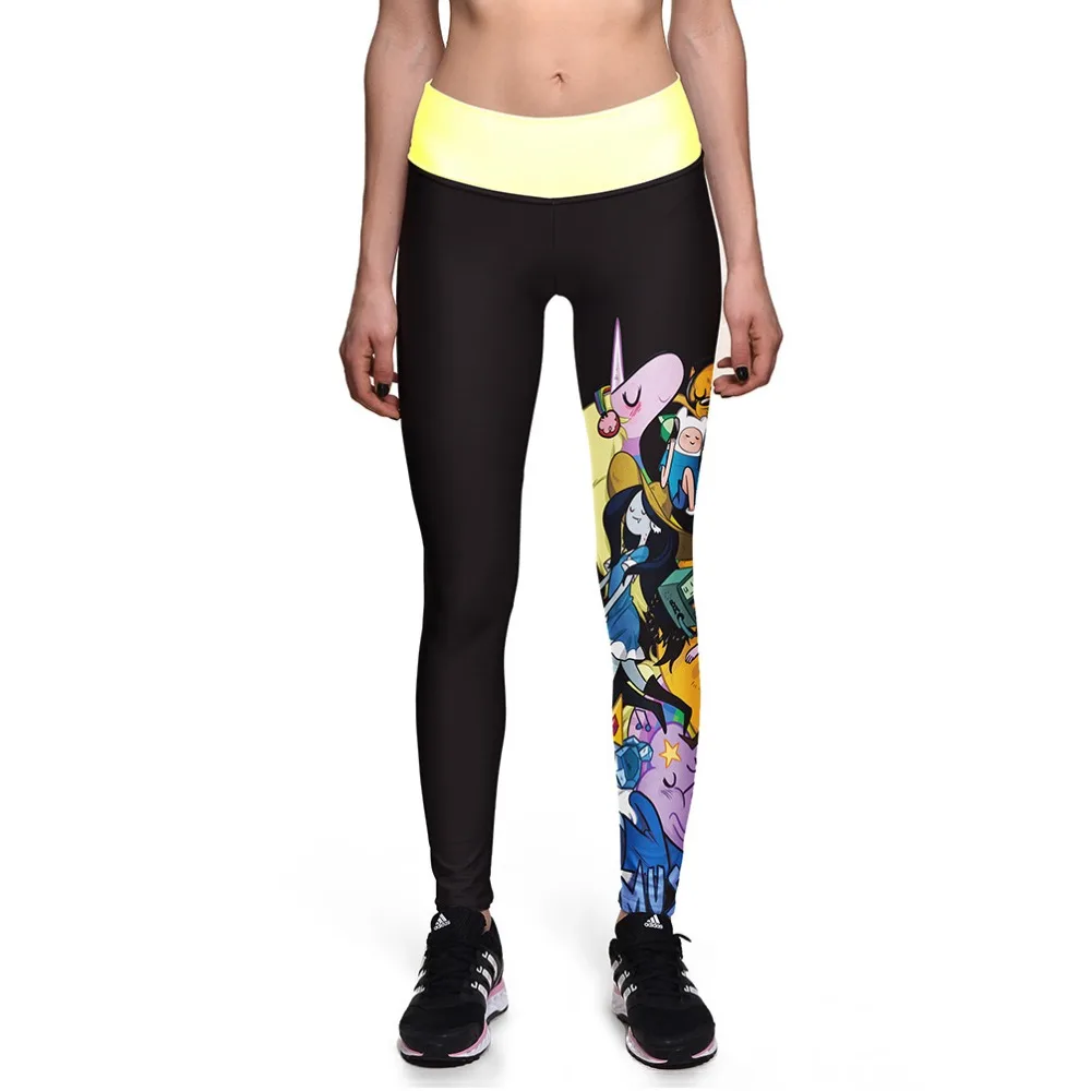 

Women Yoga Pants Floral Printing Running Tights Sportswear Pants Women Sports Gym Elastic Black Fitness Leggings Plue Size