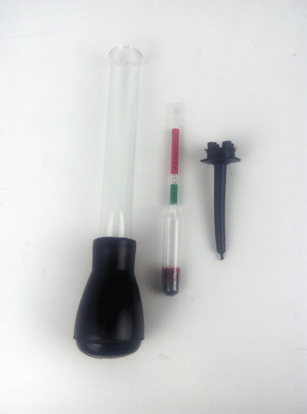 Battery hydrometer for electric hydraulic hydrometer densitometer